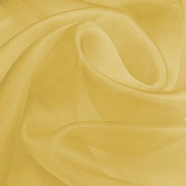 Plain Dyed Organza Gold